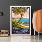 vintage poster st jean de luz