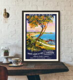 vintage poster st jean de luz
