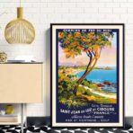 vintage poster st jean de luz