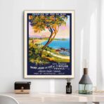 vintage poster st jean de luz