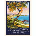 vintage poster st jean de luz