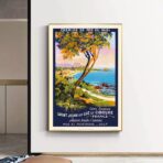 vintage poster st jean de luz