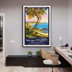 vintage poster st jean de luz