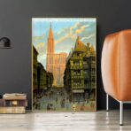 vintage poster strasbourg