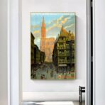 vintage poster strasbourg