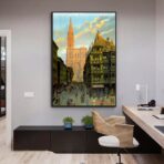 vintage poster strasbourg
