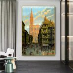 vintage poster strasbourg