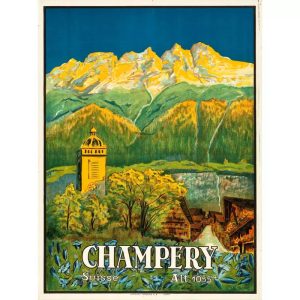 vintage poster switzerland