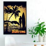 vintage surf poster