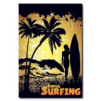vintage surf poster