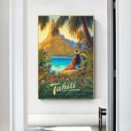 vintage tahiti poster 1