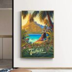 vintage tahiti poster 1