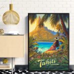 vintage tahiti poster 1