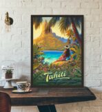 vintage tahiti poster 1