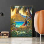 vintage tahiti poster 1