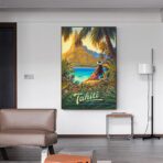 vintage tahiti poster 1