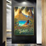 vintage tahiti poster 1
