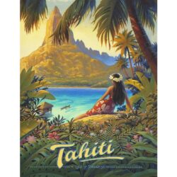 vintage tahiti poster 1