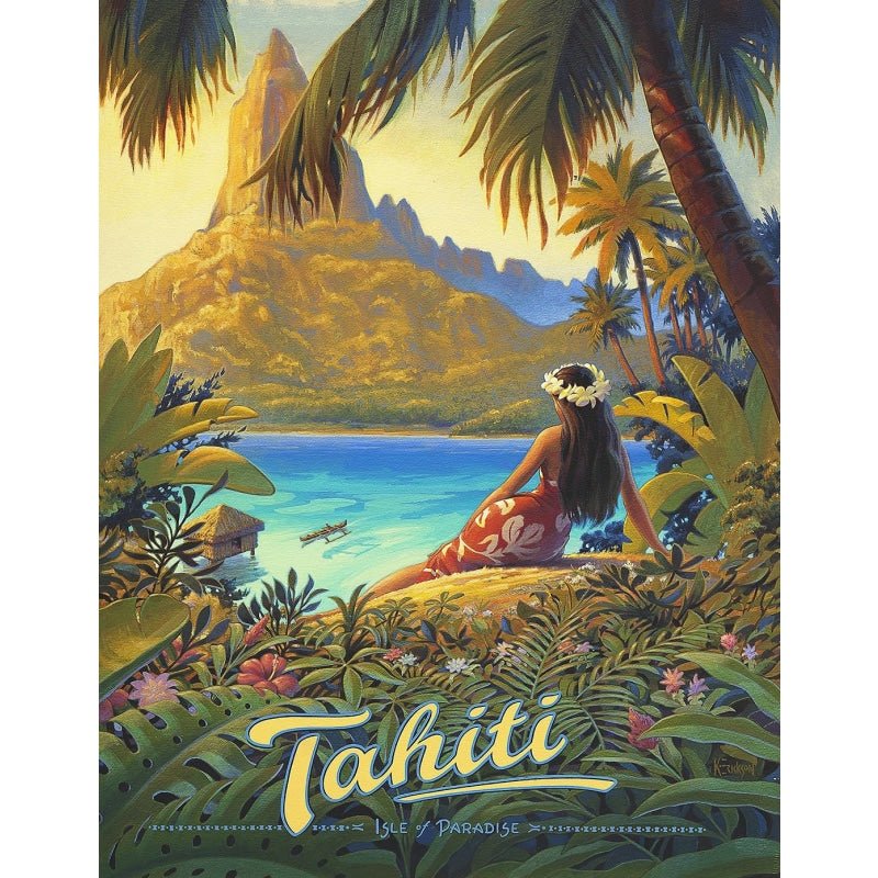 vintage tahiti poster 1