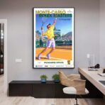 vintage tennis poster