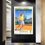 vintage tennis poster