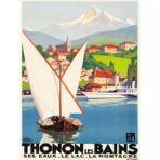 vintage poster thonon