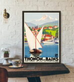 vintage poster thonon