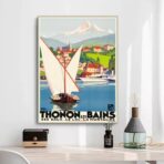 vintage poster thonon