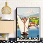vintage poster thonon