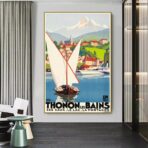 vintage poster thonon