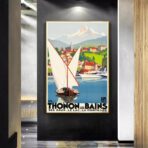 vintage poster thonon
