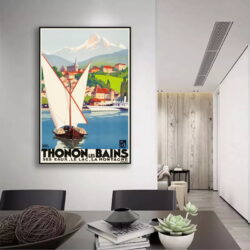 vintage poster thonon