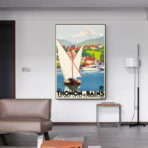 vintage poster thonon