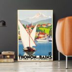 vintage poster thonon