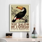 vintage toucan poster