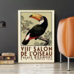 vintage toucan poster
