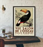 vintage toucan poster