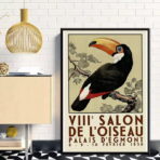 vintage toucan poster