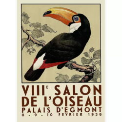 vintage toucan poster