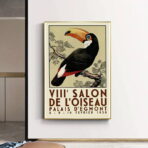 vintage toucan poster