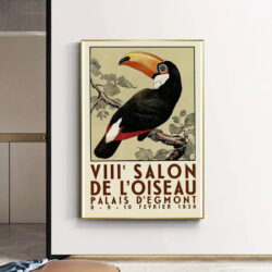 vintage toucan poster