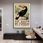 vintage toucan poster