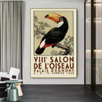 vintage toucan poster