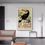 vintage toucan poster