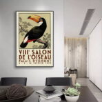 vintage toucan poster