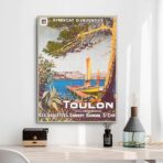 vintage poster toulon