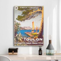vintage poster toulon