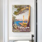 vintage poster toulon