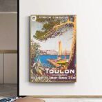 vintage poster toulon