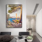 vintage poster toulon
